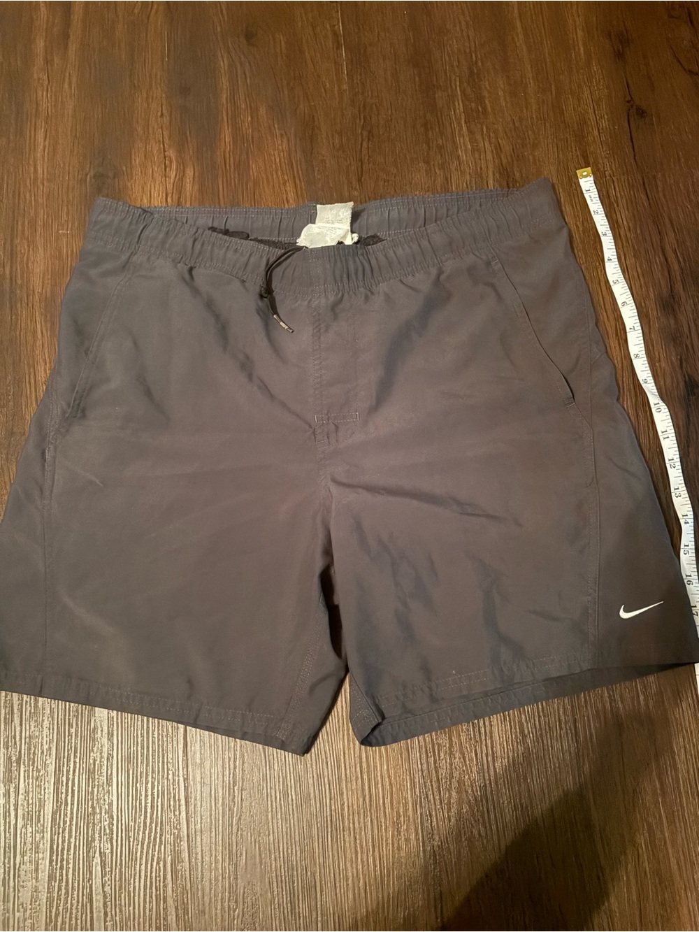Nike Dark Gray/Black Men's Athletic Shorts with Subtle Swoosh